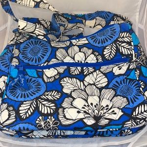 Vera Bradley Blue Bayou Bag with Matching Wallet